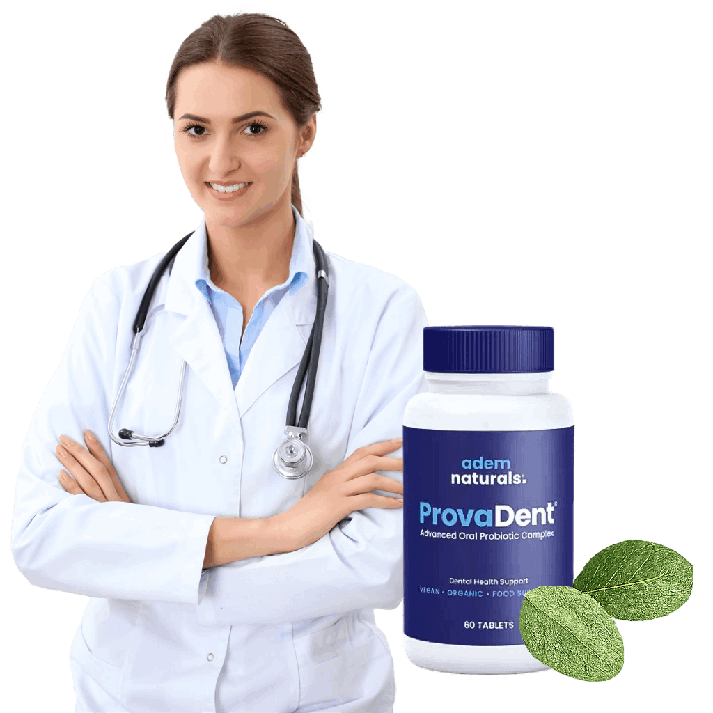ProvaDent oral probiotic supplement bottle